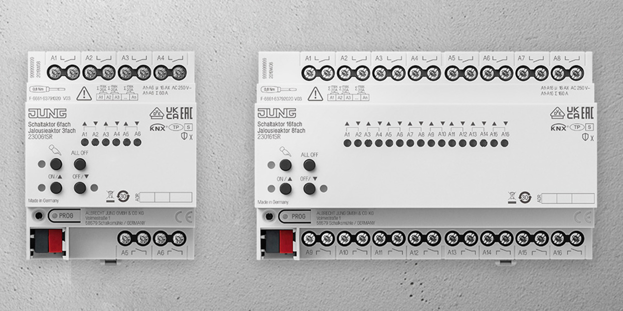 KNX Schalt- und Jalousieaktoren bei Delling Elektroinstallation in Rabenau