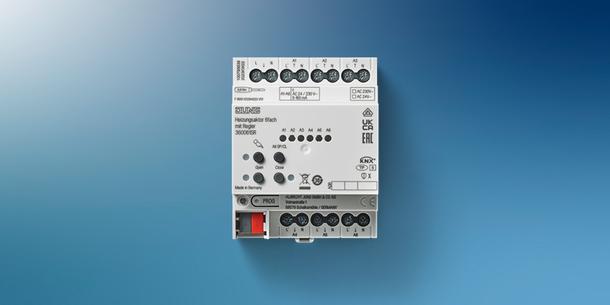 KNX Heizungsaktor 6-fach bei Delling Elektroinstallation in Rabenau